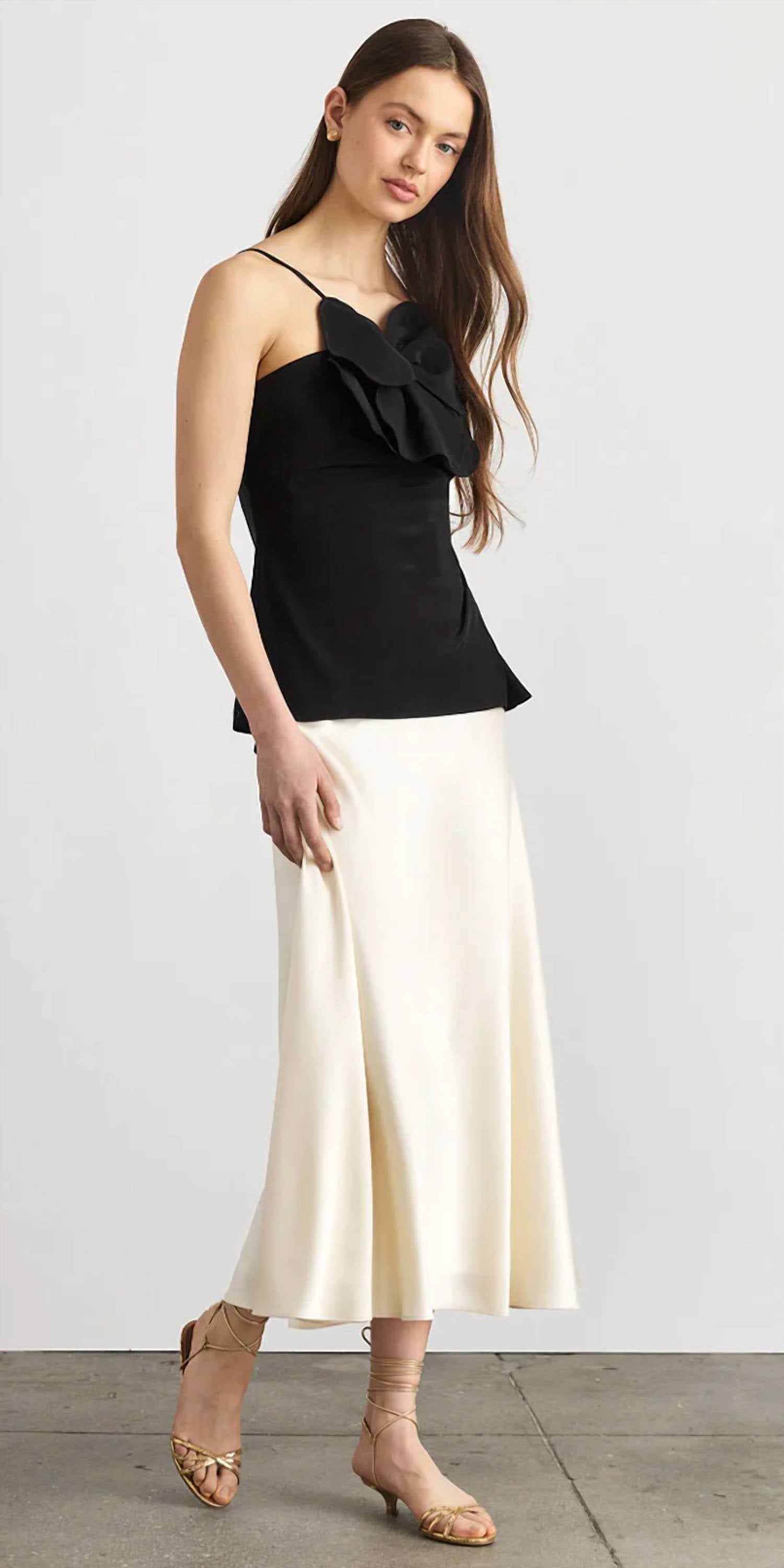 Tanya Taylor - Marlowe Soft Drapey Faille Top