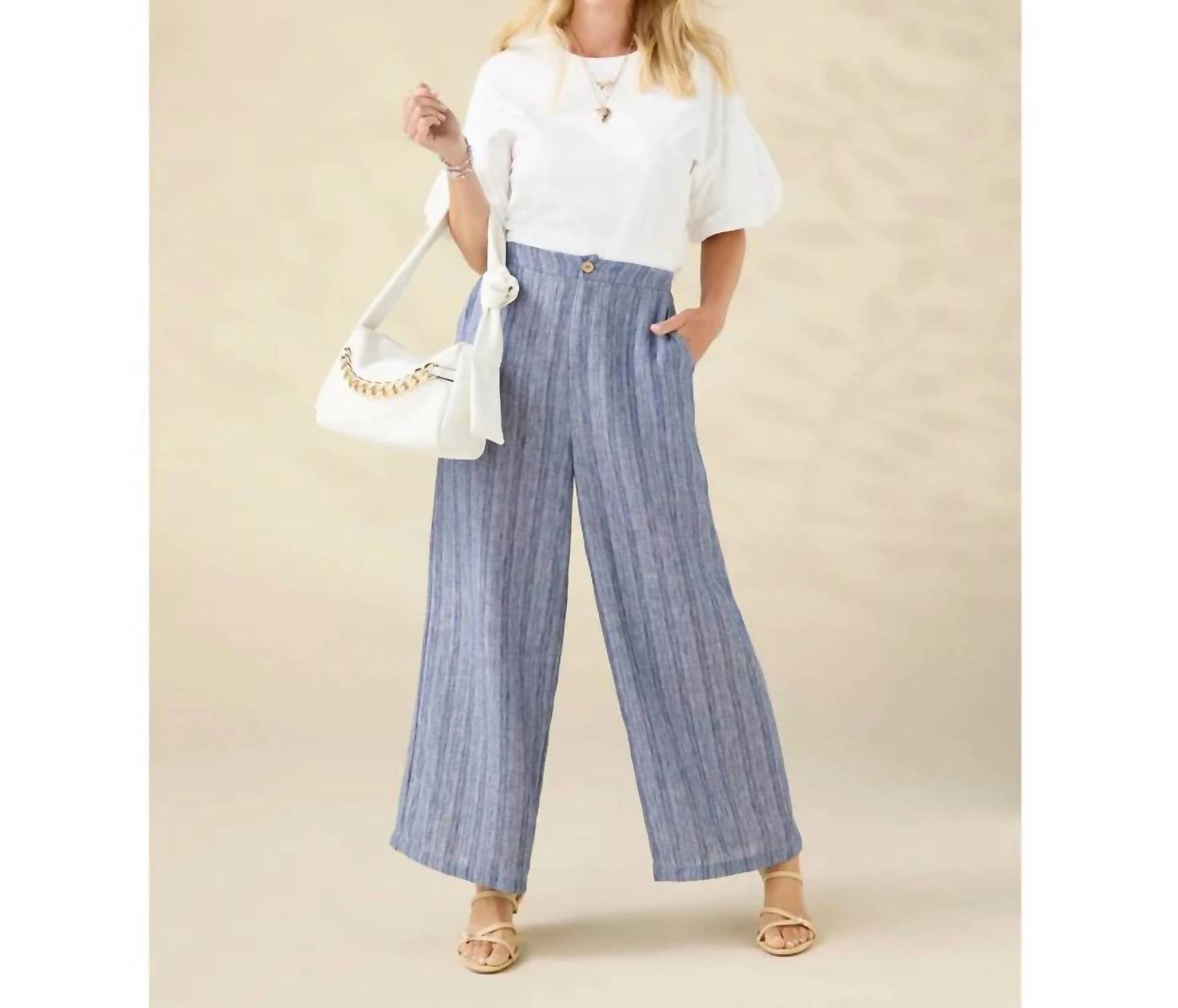 Coco + Carmen - Andrea Textured Pant With Pockets