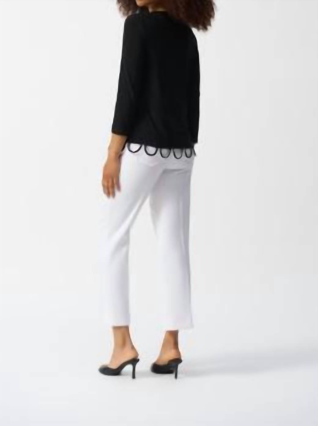 Joseph Ribkoff - Loop Detail Top