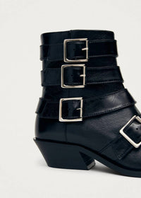 ALOHAS Women's Eras Leather Ankle Boots in black - women's shoe - view 5
