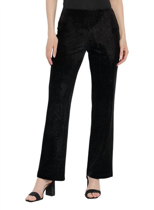 Lysse - Metallic Foil Velvet Pants