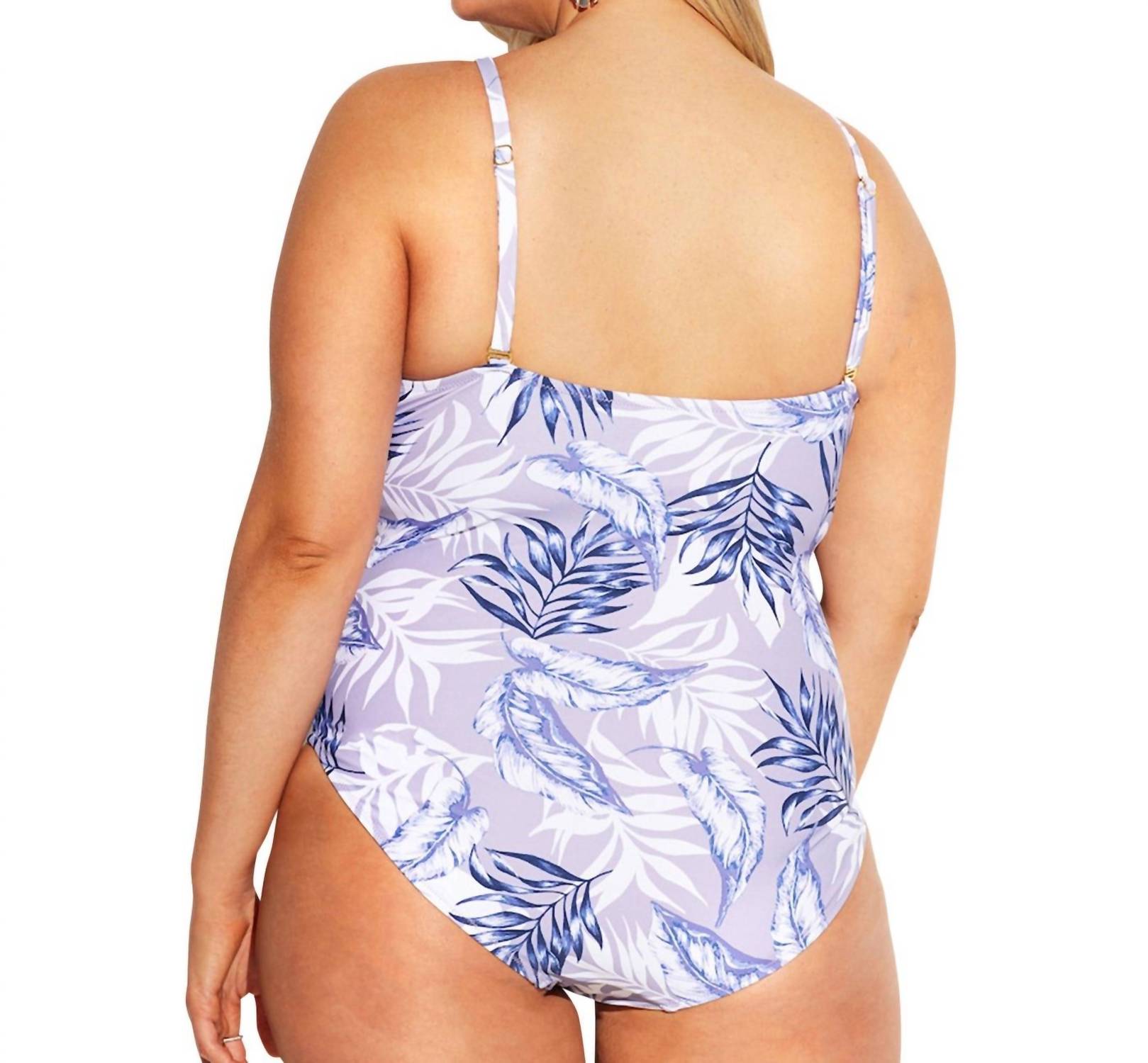 Raisins - Curve Ola Lace High Neck One Piece Swimsuit - Plus