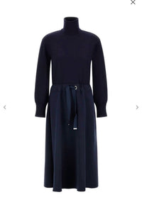 Herno - Women's Wool Jersey Turtleneck Dress