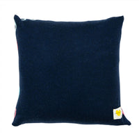 KERRI ROSENTHAL Imperfect Heart Stripe Knit Cashmere Pillow in multi color - item - alternate view