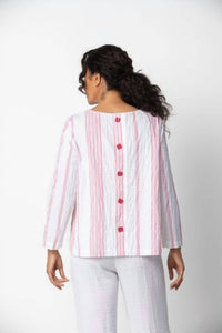 Habitat - Button Back Pullover Top