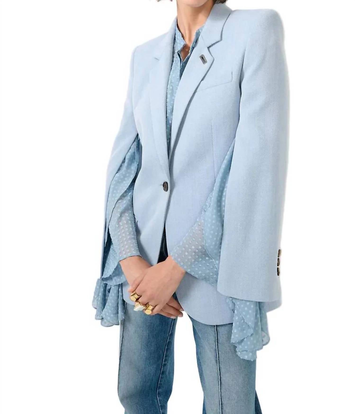 Barbara Bui - Herringbone fitted jacket