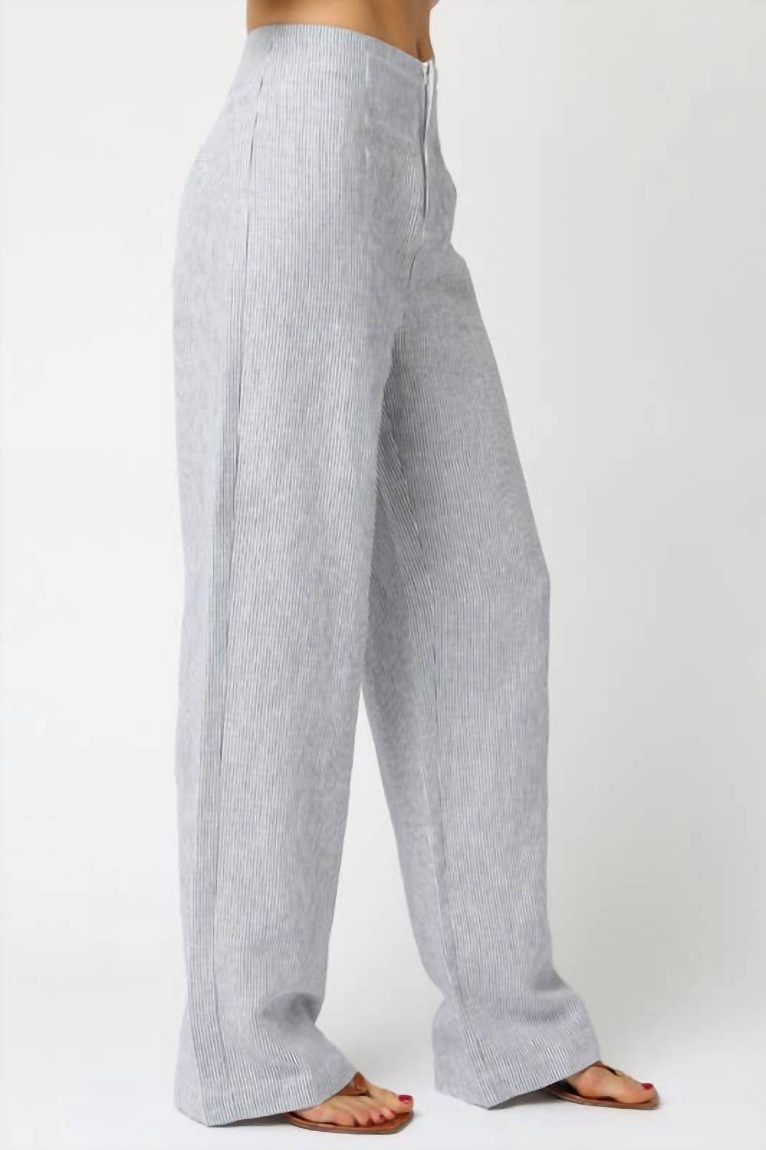 Olivaceous - Camilla Stripe Pants