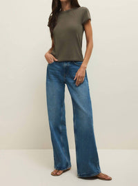 Z Supply - Renae Rib Short Sleeve Top