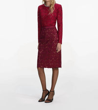 Self-Portrait - Lace Crystal Trim Top