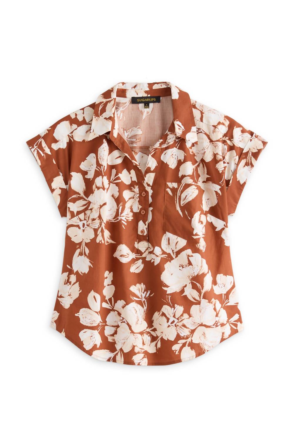 Sugarlips - Women's Sam Half Button Shirt