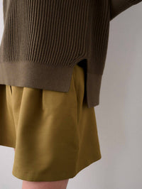 White + Warren - Cotton Ribbed Crewneck Sweater