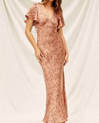 Dress Forum - Go Get Em Flutter Sleeve Midi Dress