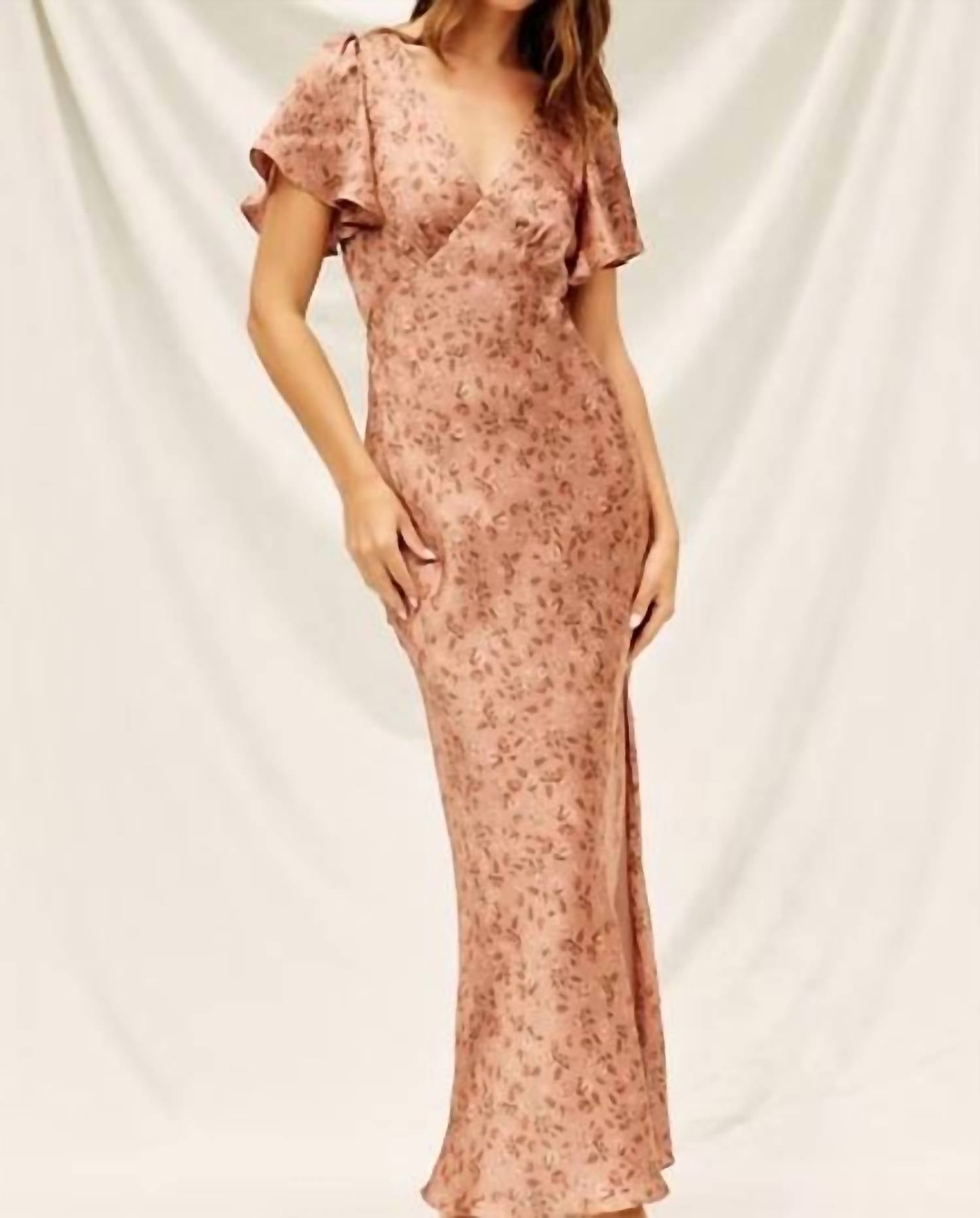 Dress Forum - Go Get Em Flutter Sleeve Midi Dress
