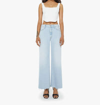 Mother - Lil Hustler Roller Fray Wide Leg Jeans