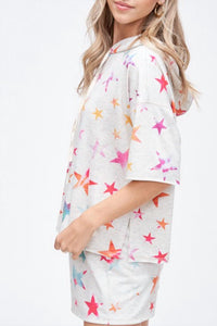 Tie Dye Stars Hoodie