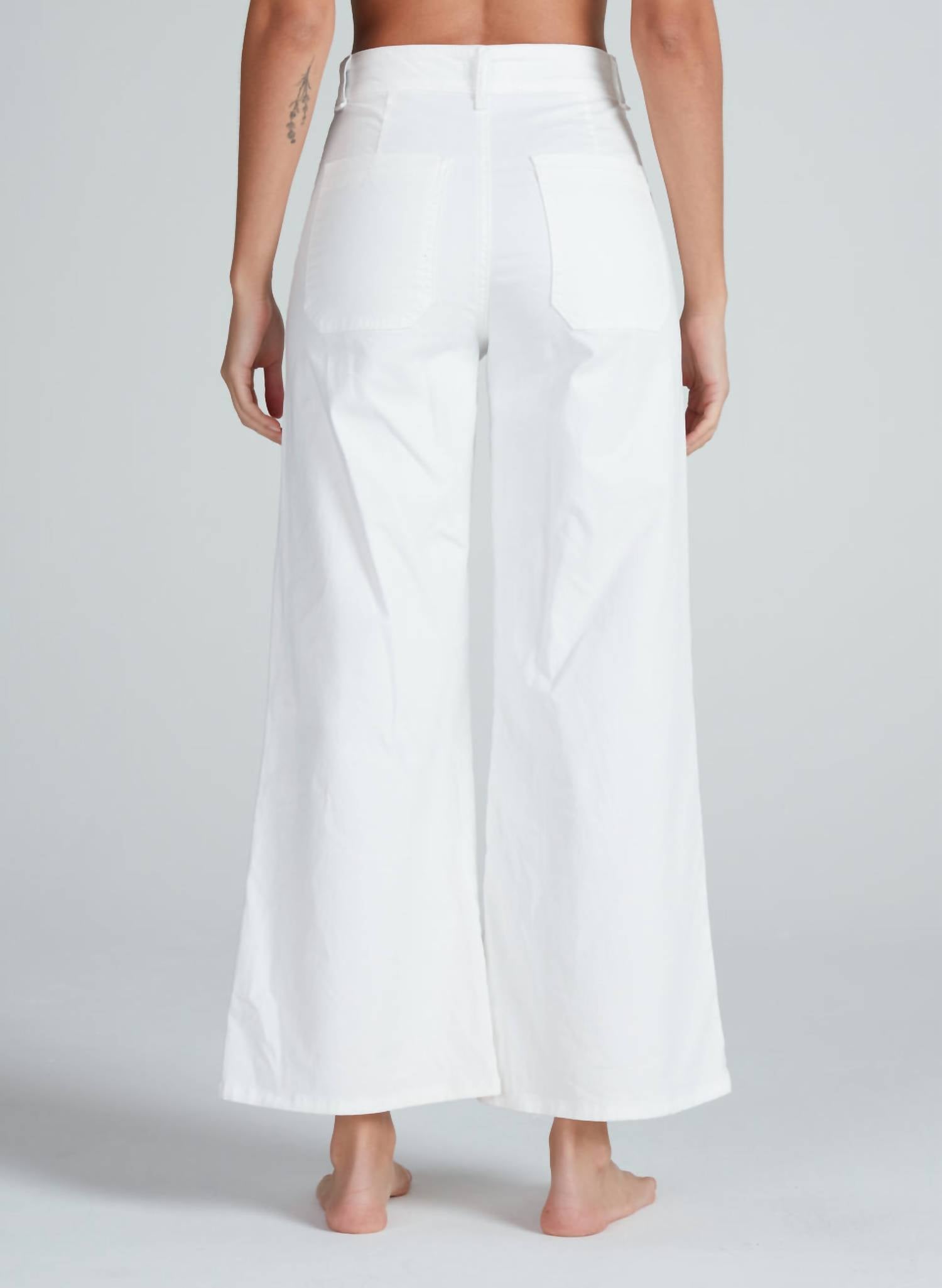 Askk Ny - Cropped Sailor Twill Pants