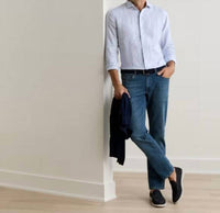 Peter Millar - Vintage Washed Five-pocket Denim Jeans