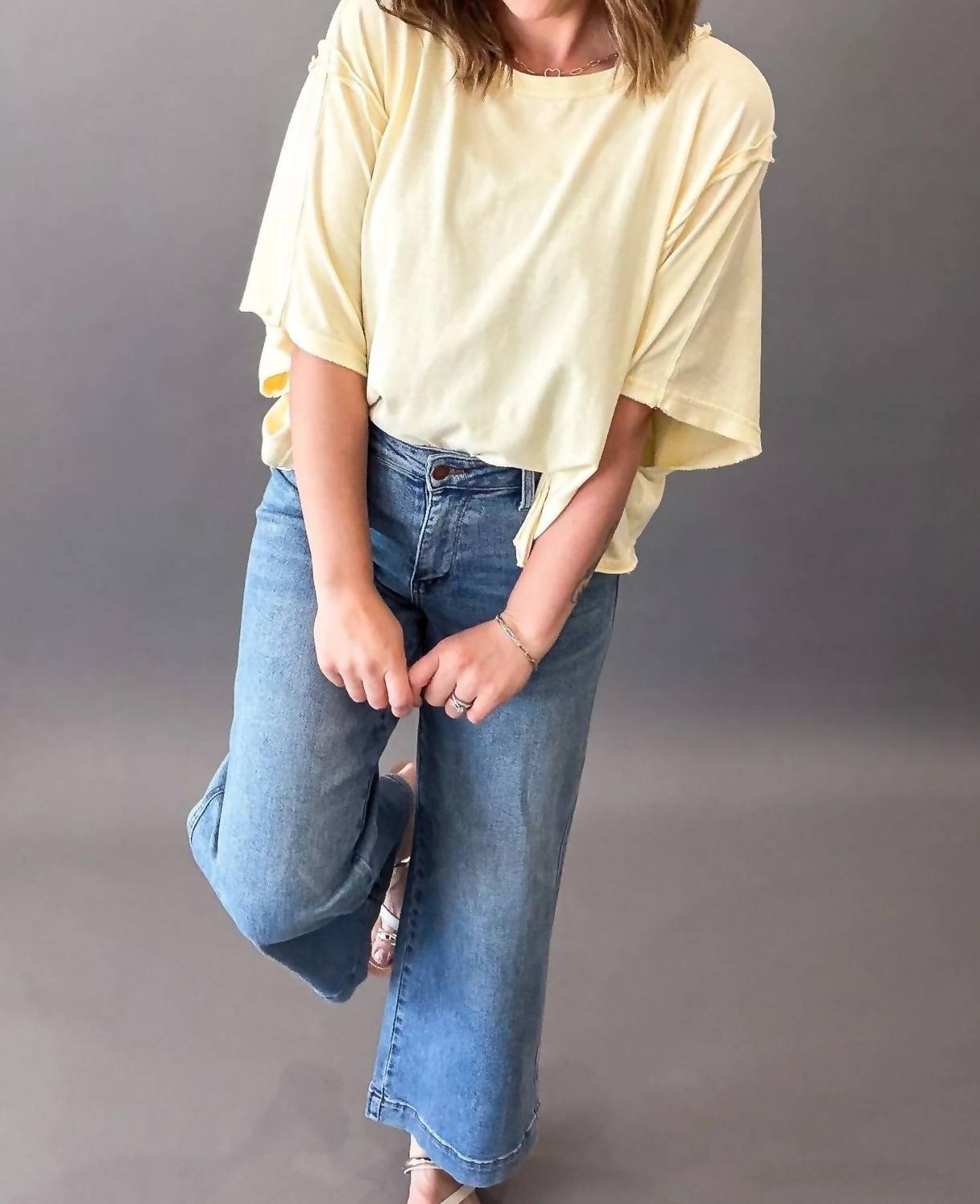 Rae Mode - Oversized Short Sleeve Top