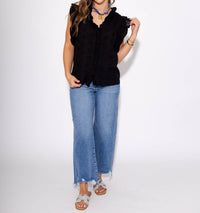 Ivy Jane Midnight Bouquet Top in black - women's blouse - view 8