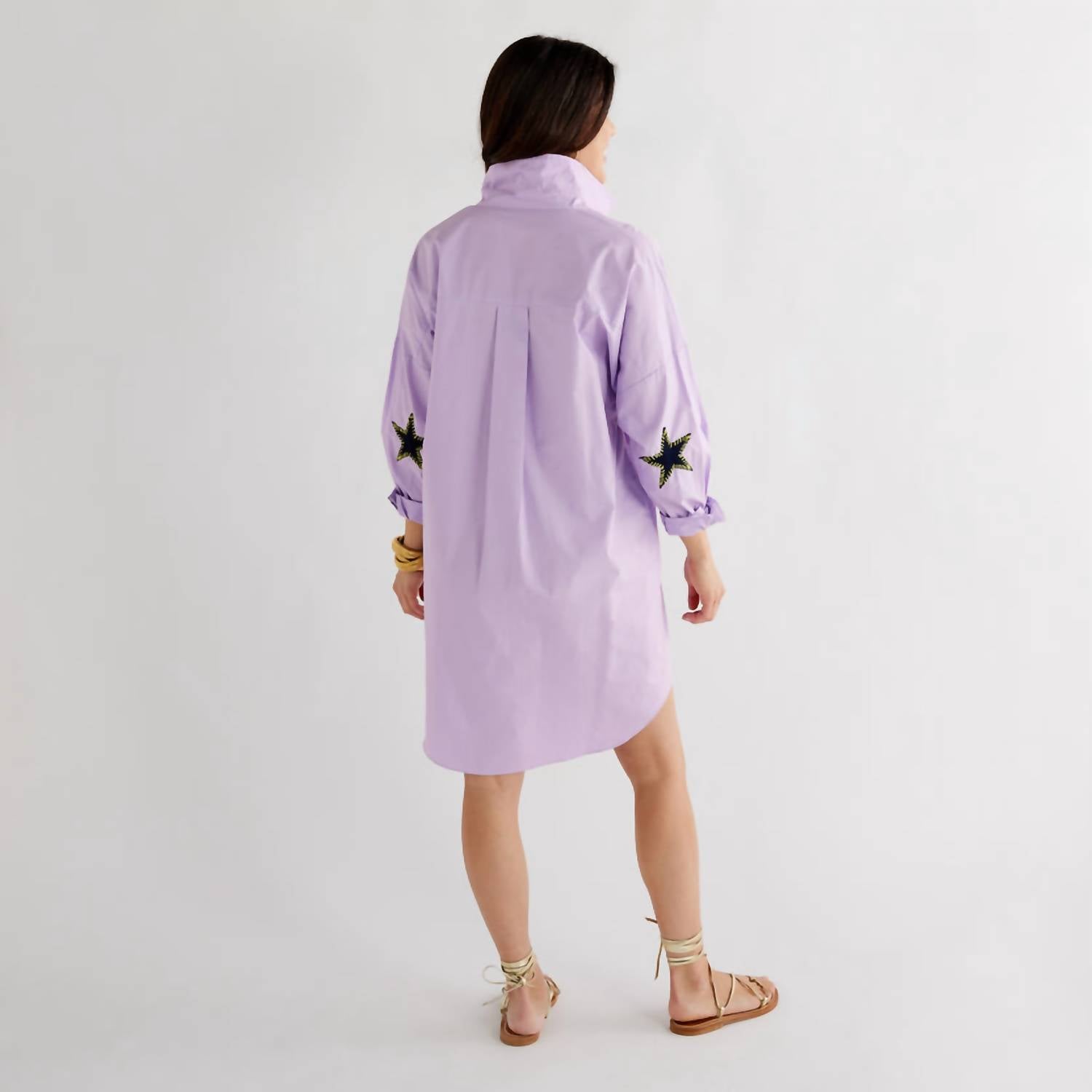 Caryn Lawn - Preppy Star Elbow Dress