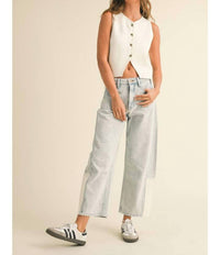 Miou Muse - Color Combo Barrel Pants