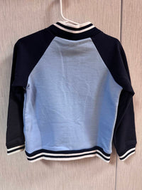 Florence Eiseman Boys' French Terry Jacket With Sport in blue navy - item - detail view