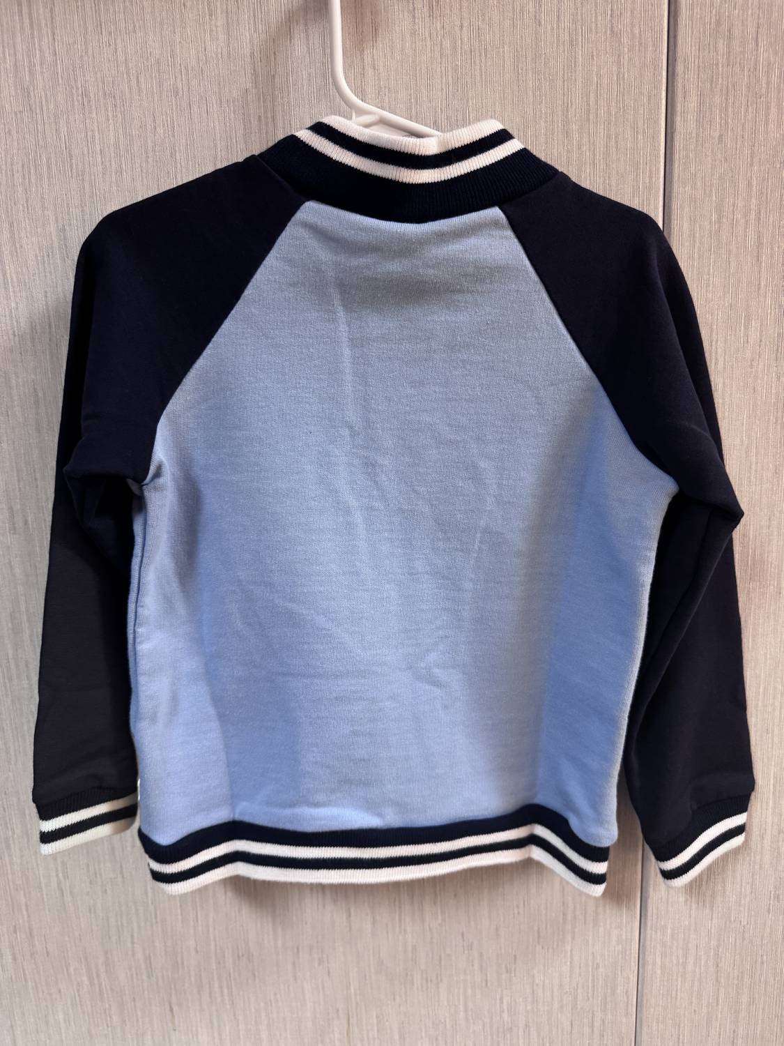 Florence Eiseman Boys' French Terry Jacket With Sport in blue navy - item - detail view
