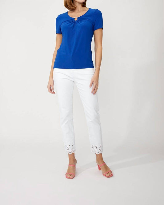Frank Lyman - Casual Scoop Neck Pullover Top