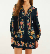 Farm Rio - Maira Floral Mini Dress