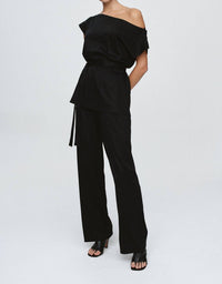 Marle Fay Top in black - women's blouse - view 7