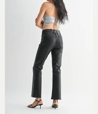 Just Black Denim - Slim Cropped Bootcut Jean
