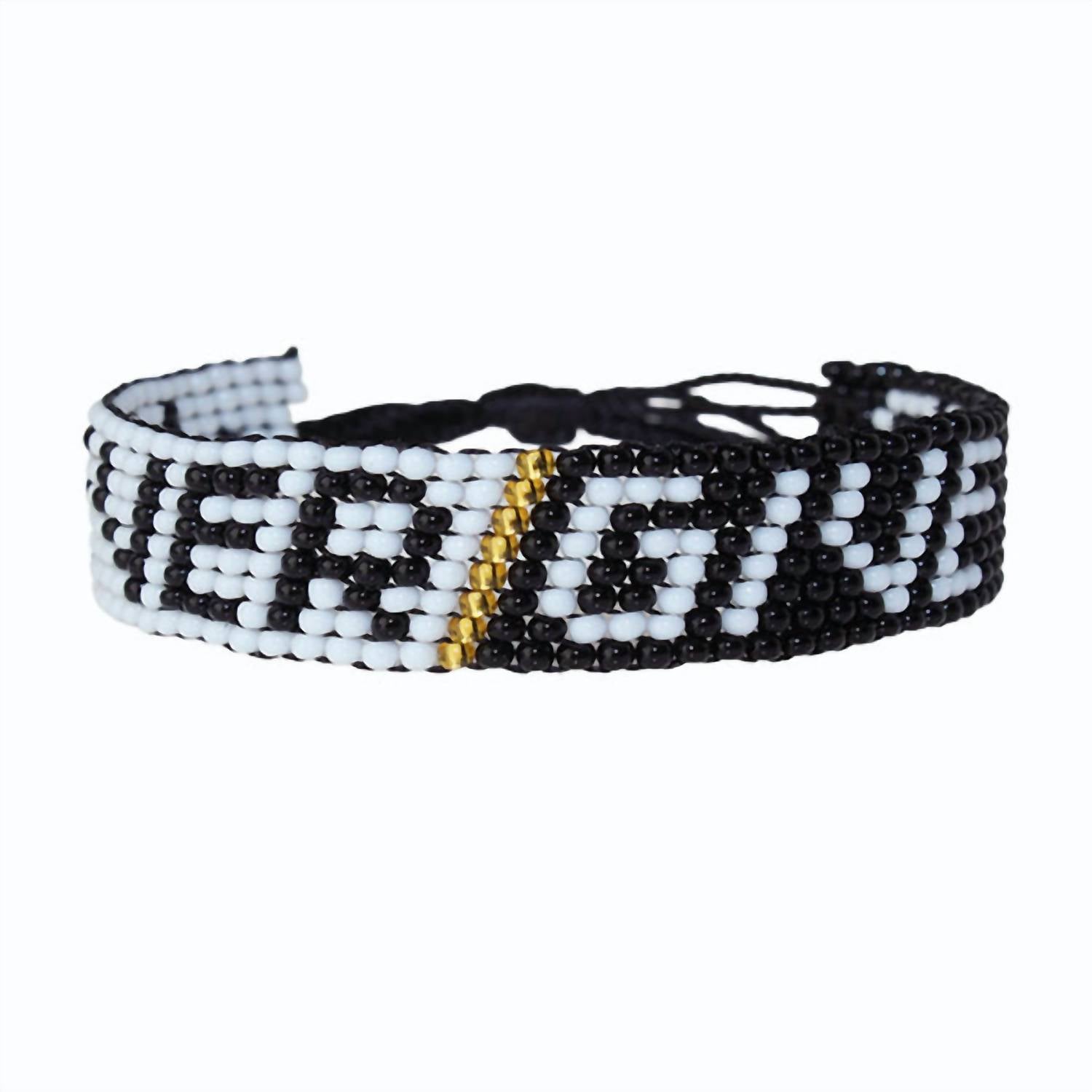 ArtiKen Unisex Never Give Up Bracelet in white gold - women's jewelry - detail view