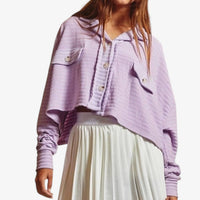 Hoity Toity - Loose Fit Crop Shacket