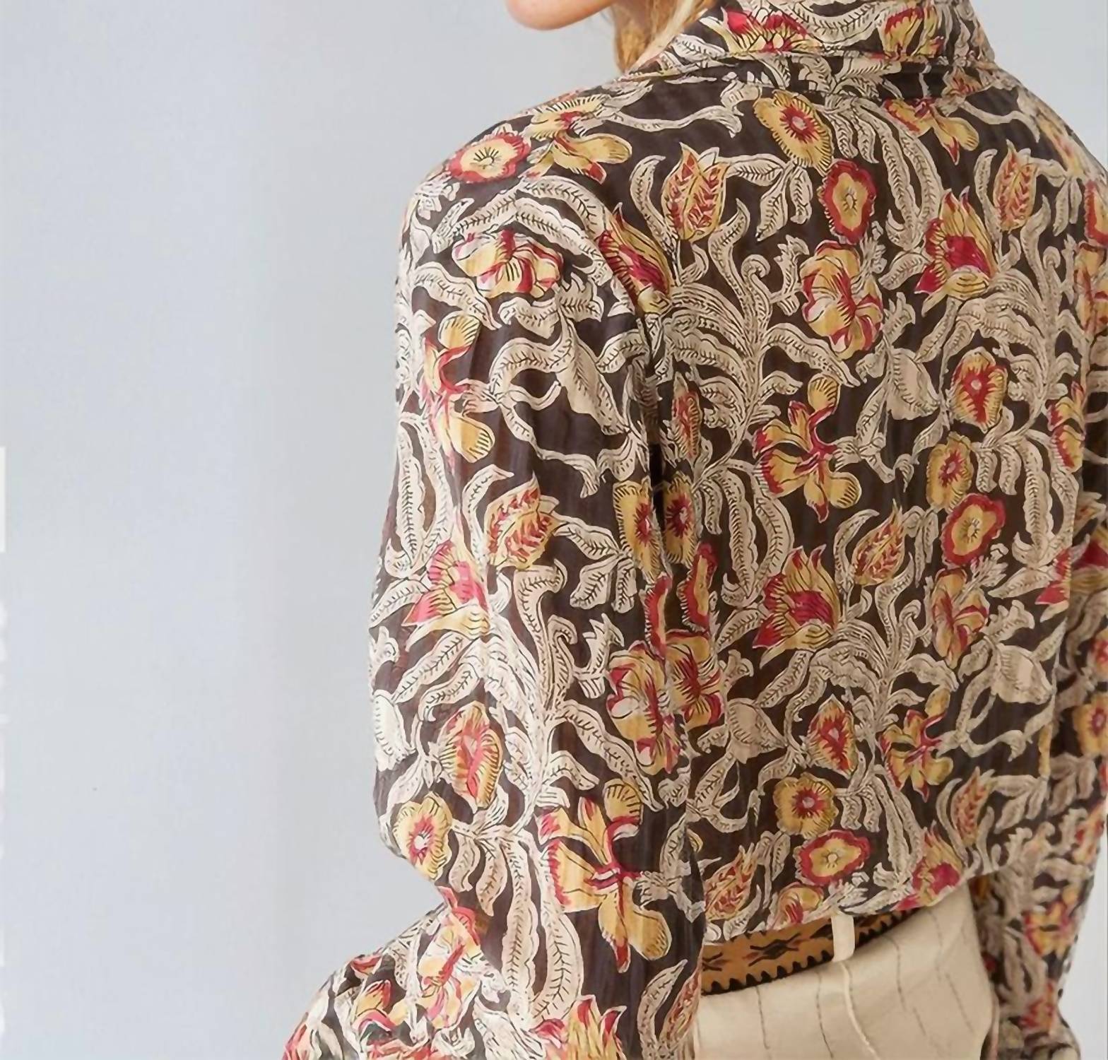 Maison Hotel - DUDU pina colada print Blouse