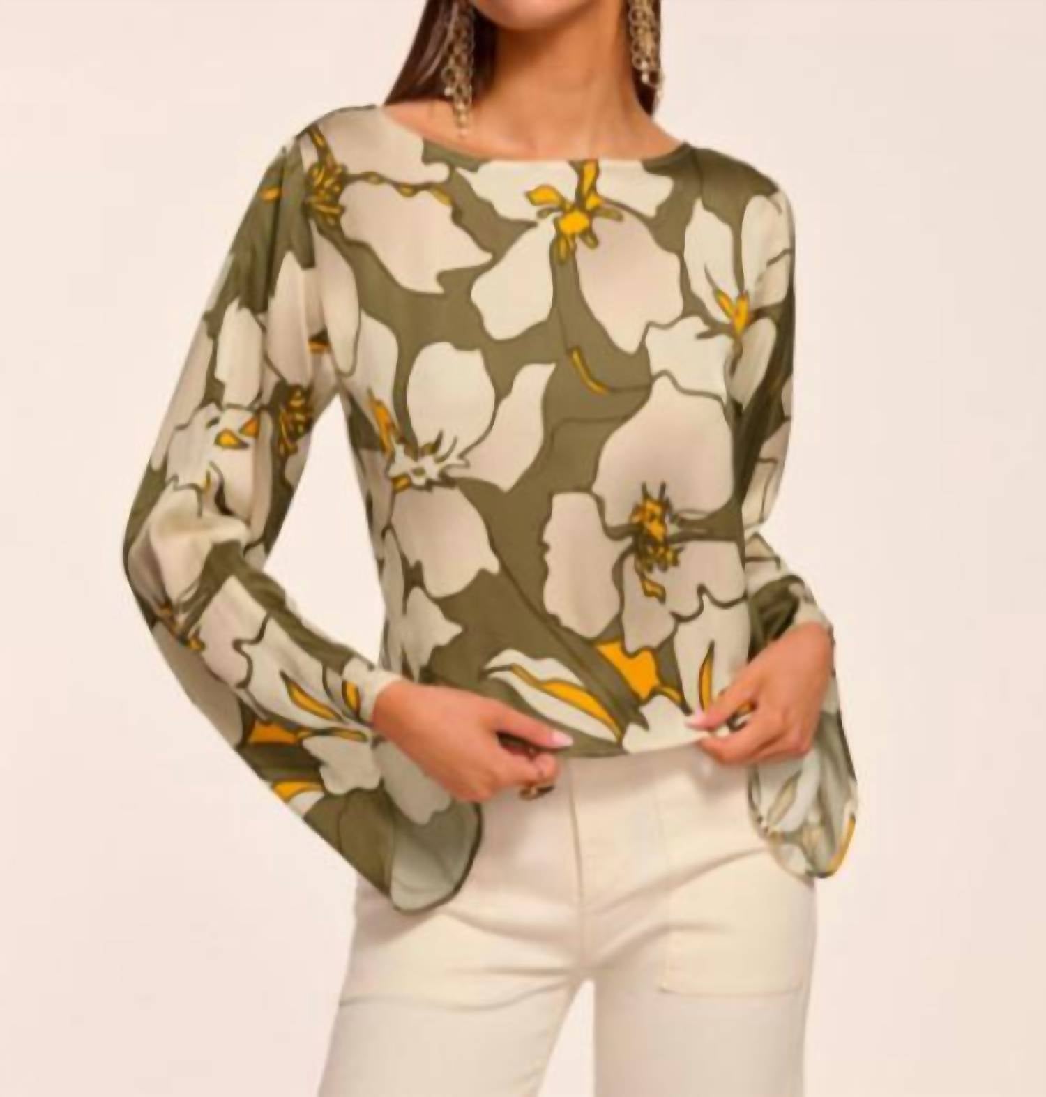 Ramy Brook - Amanda Jasmine Long Sleeve Top