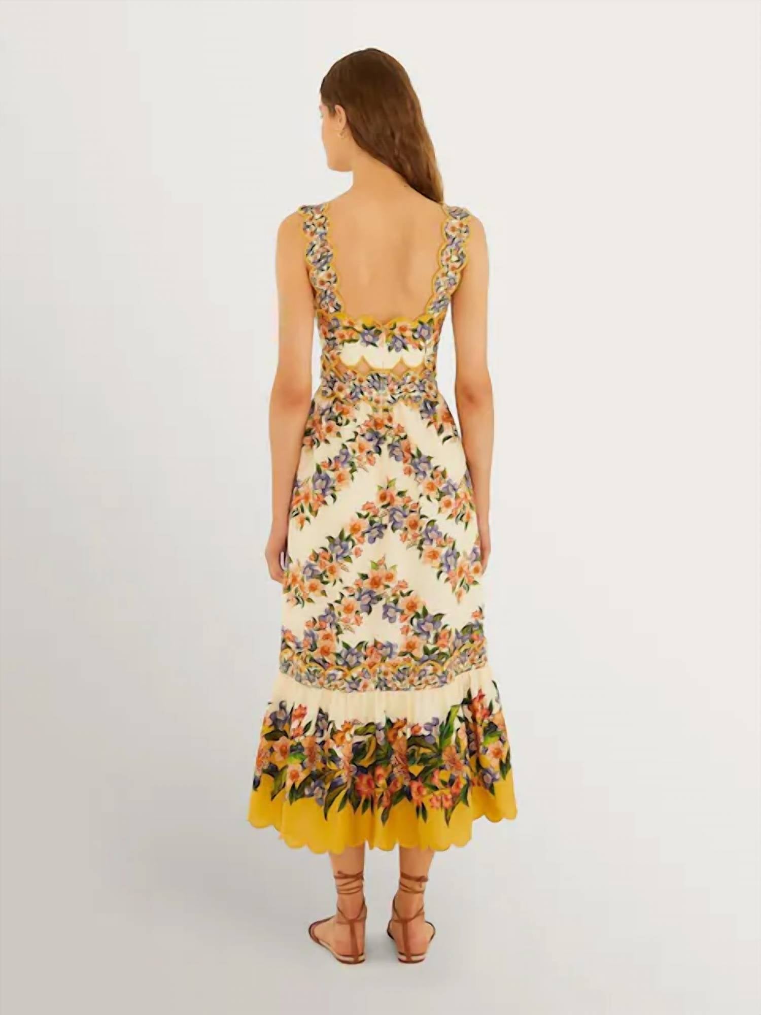 Farm Rio - Hilo Stripes Midi Dress