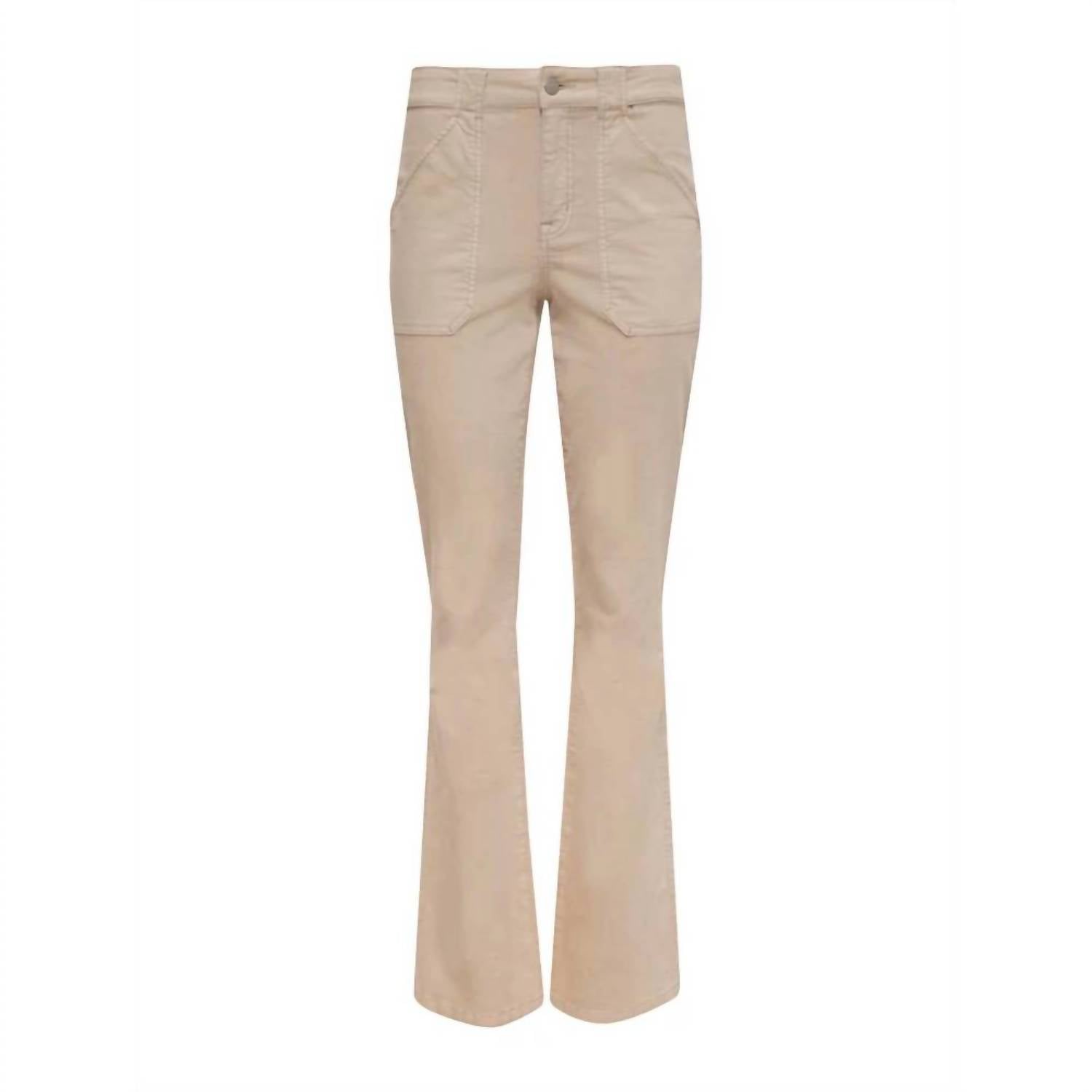 Sanctuary Velveteen Hayden Bootcut Pant in cream - women's pants - alternate view