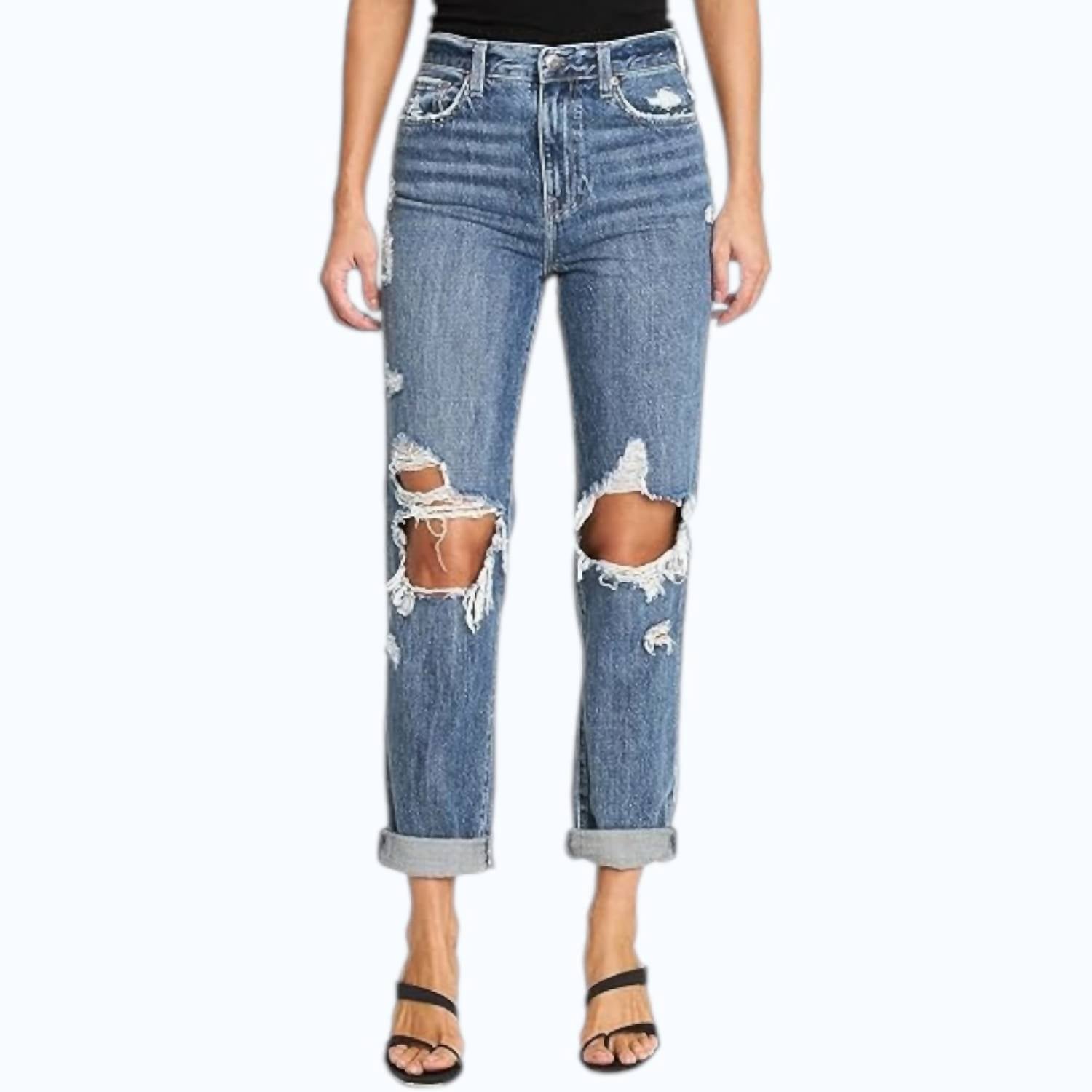 Pistola - Presley High Rise Relaxed Roller Jean