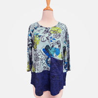 Inoah - Women's Graffiti Twist Tunic