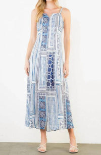Thml - Thin Strap Pattern Midi Dress
