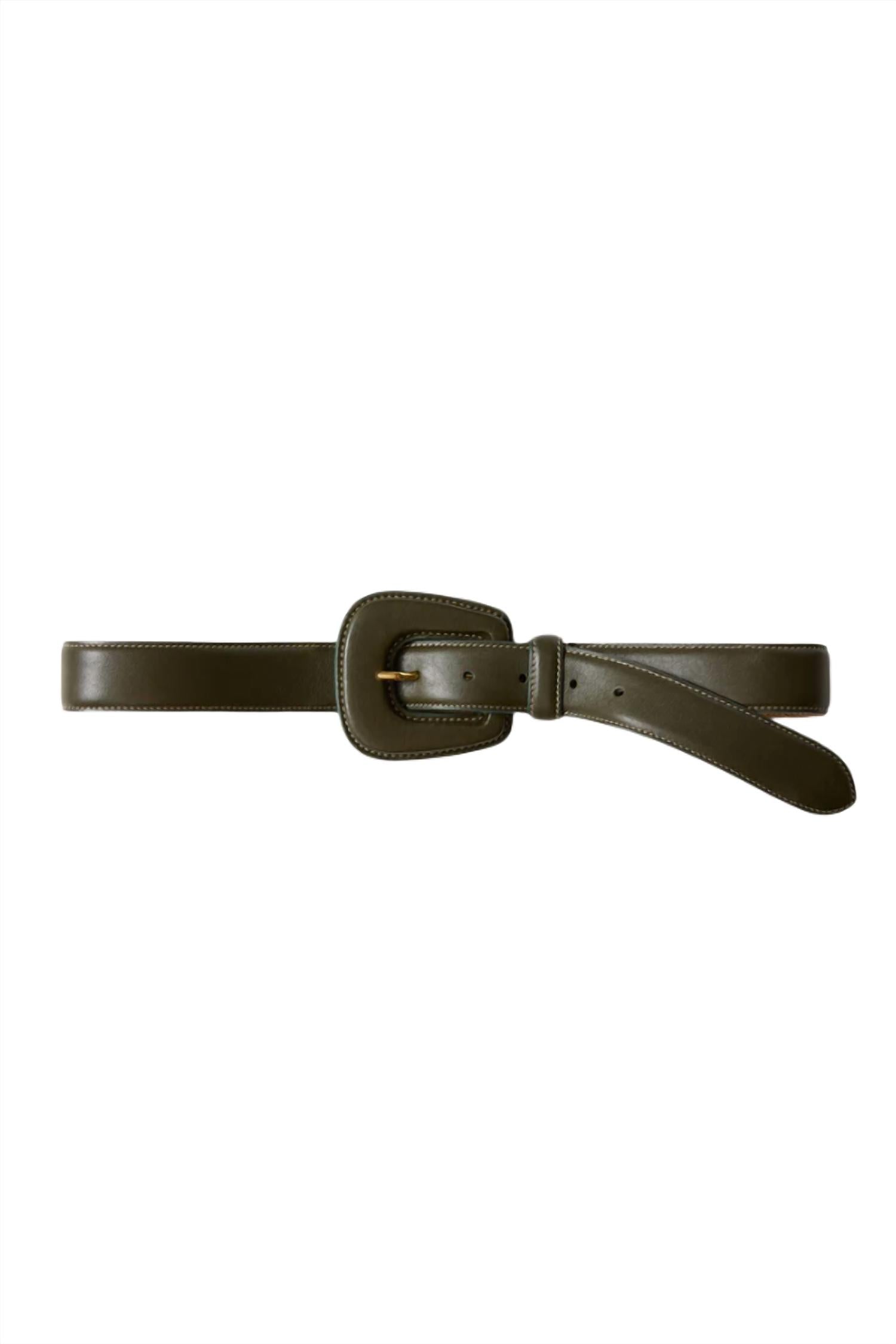 Veronica Beard Women's Elsy Belt in cypress - women's accessory