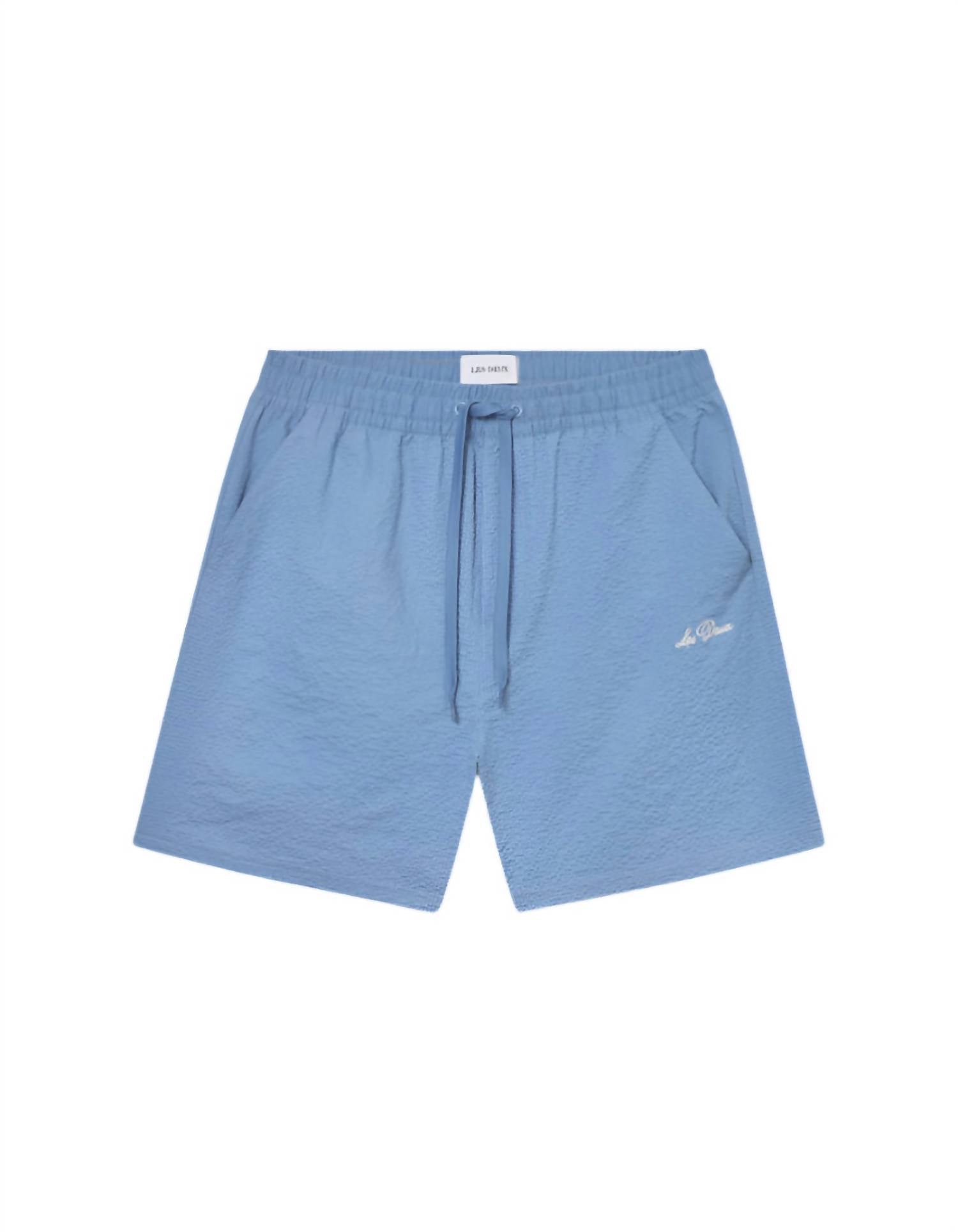 Les Deux - Stan Seersucker Swim Shorts