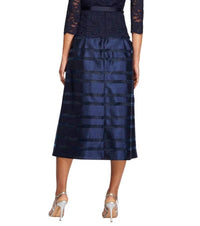 Alex Evenings - Women's Floral Bateau A Line Midi Dress