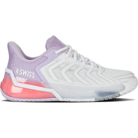 K-Swiss Women’s Ultrashot 4 Tennis Shoe in white orchid petal neon blaze - women's shoe