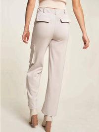 Davi & Dani - Tummy Control Casual Cargo Pants