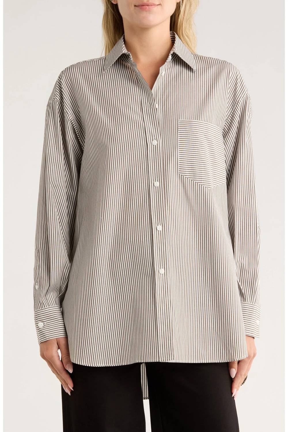 Rag & Bone - Maxine Oversized Poplin Button-up Shirt