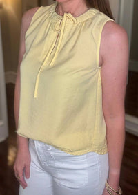 Velvet Heart - Mireille Sleeveless Tank With Tie