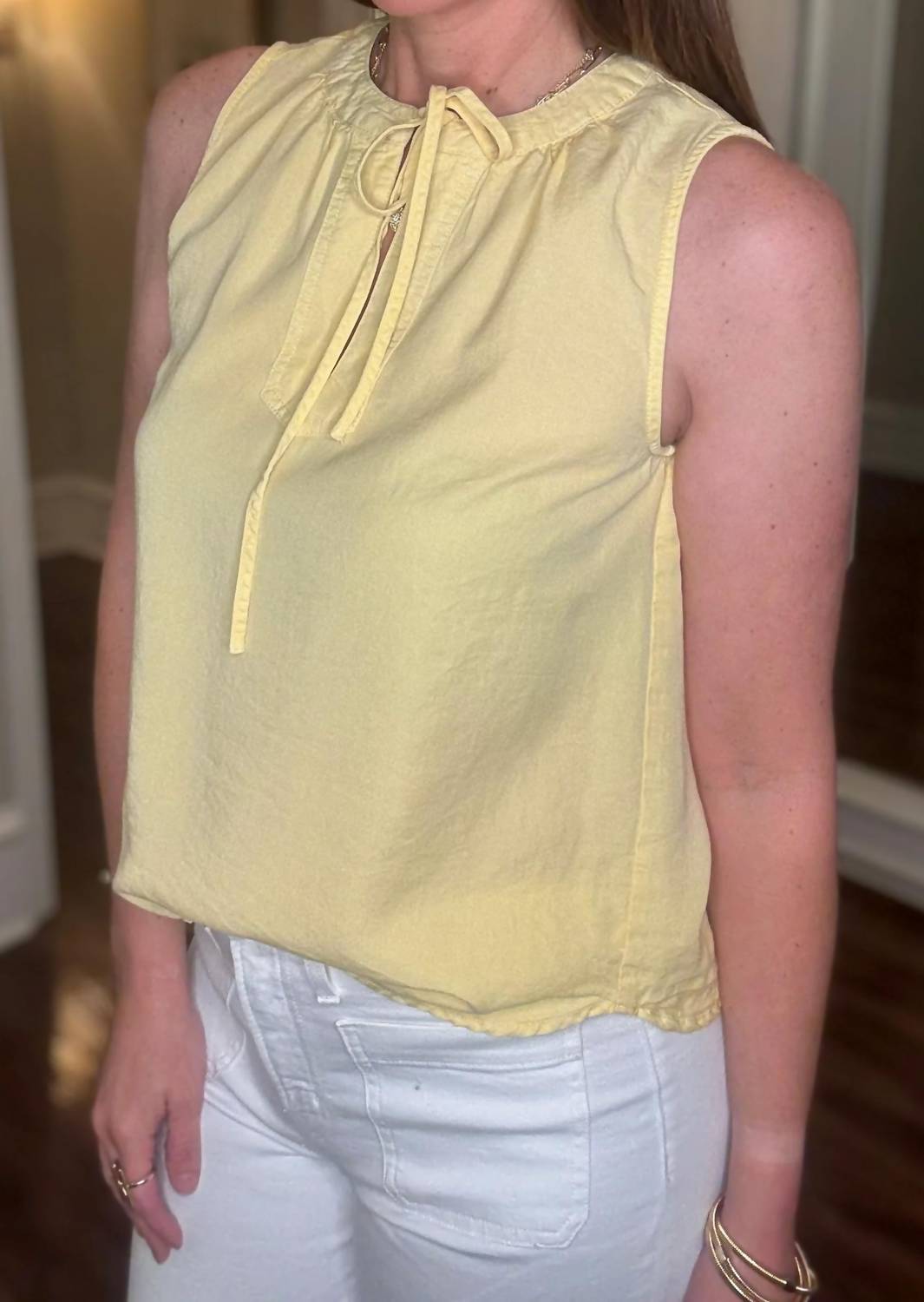 Velvet Heart - Mireille Sleeveless Tank With Tie