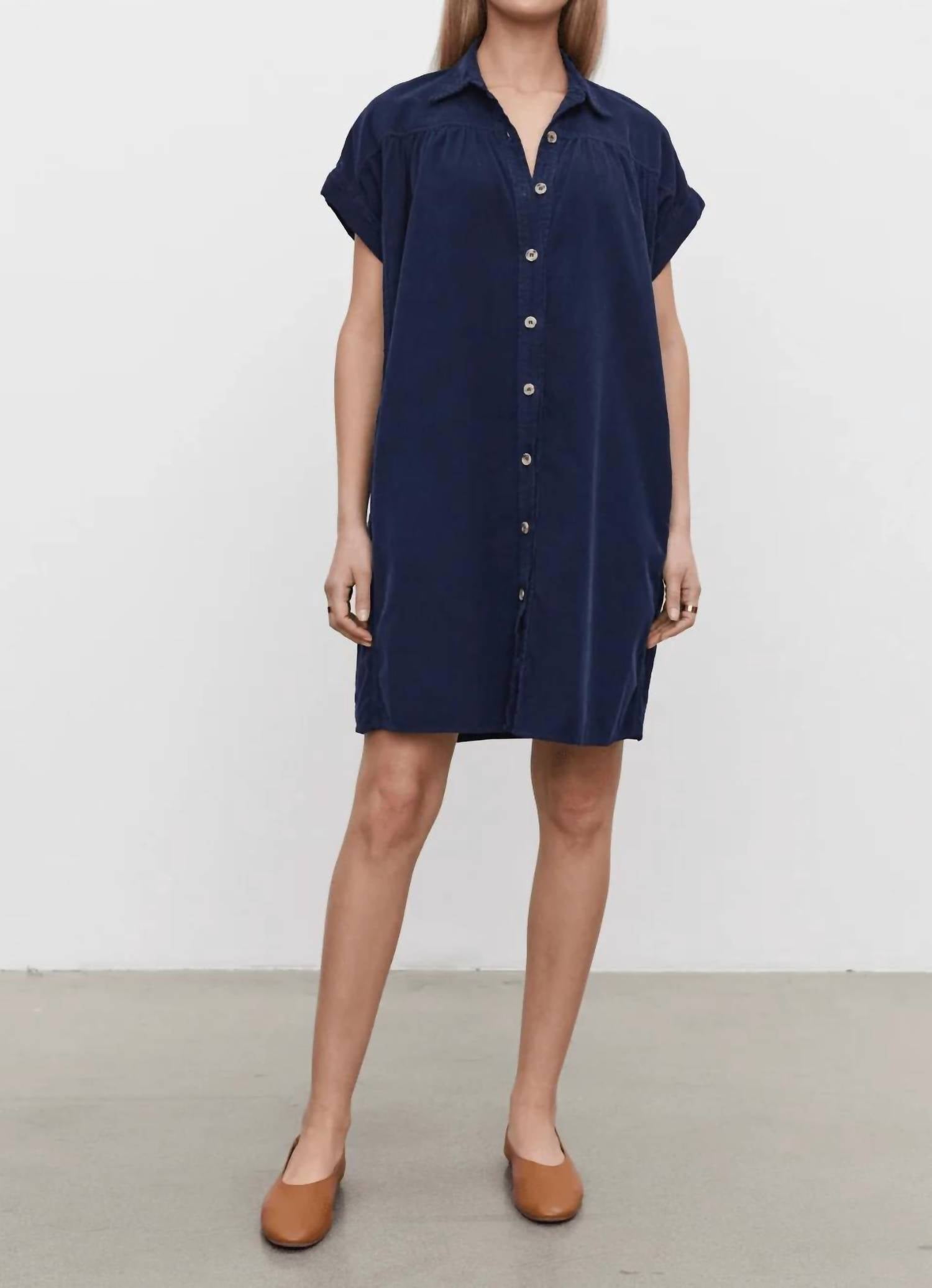 Velvet By Graham & Spencer - Macie Corduroy Mini Dress