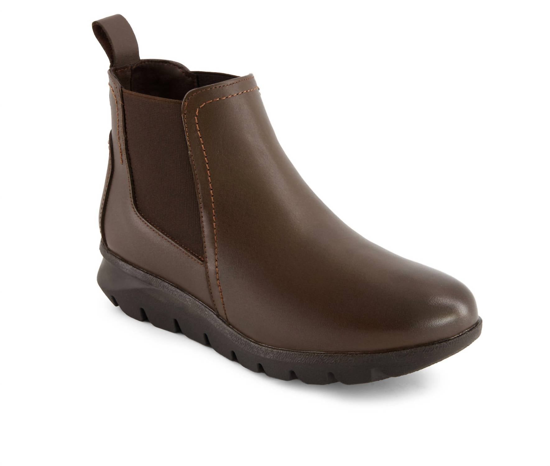 Andrea - Women's Leather Short Chelsea Boots